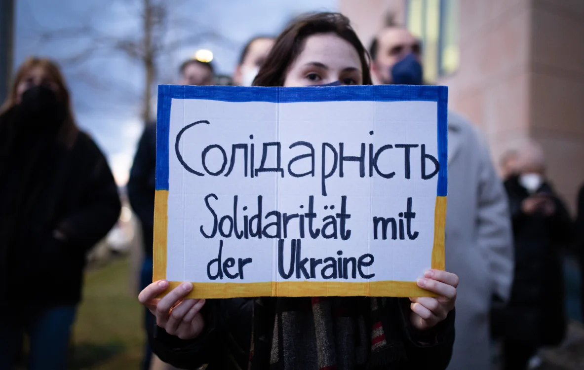 Kundgebung: Solidarität mit der Ukraine
